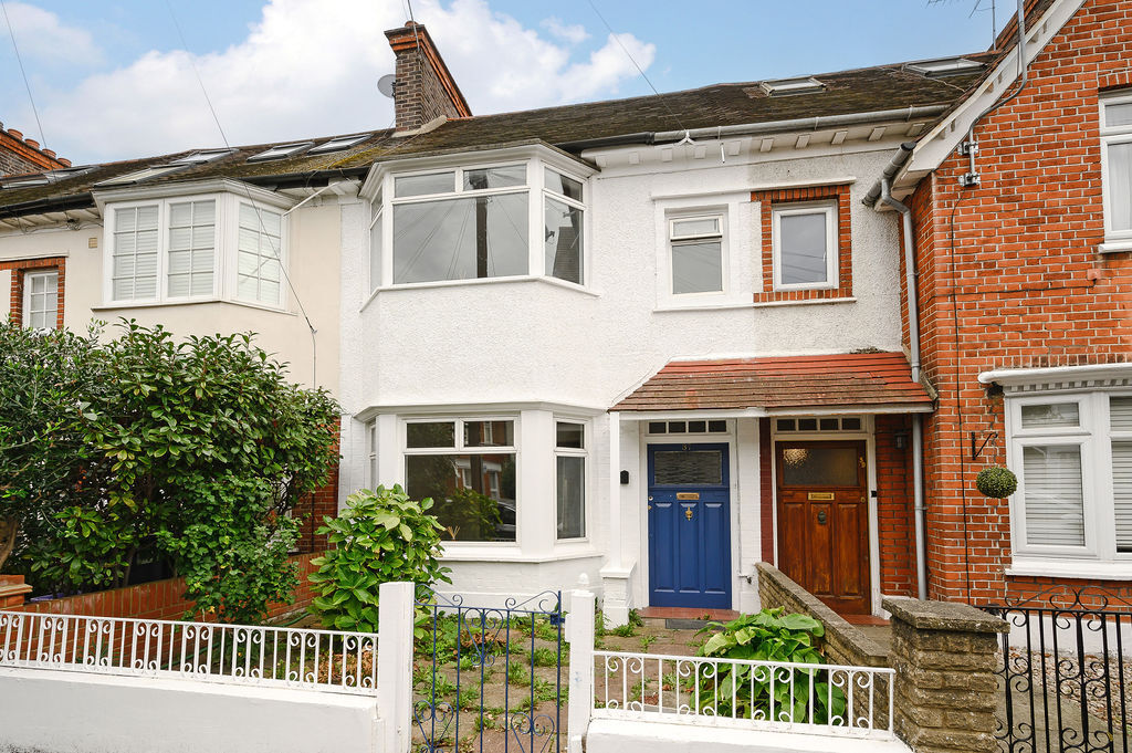 4 bedroom mid terraced house for sale Milner Road, London, SW19, main image